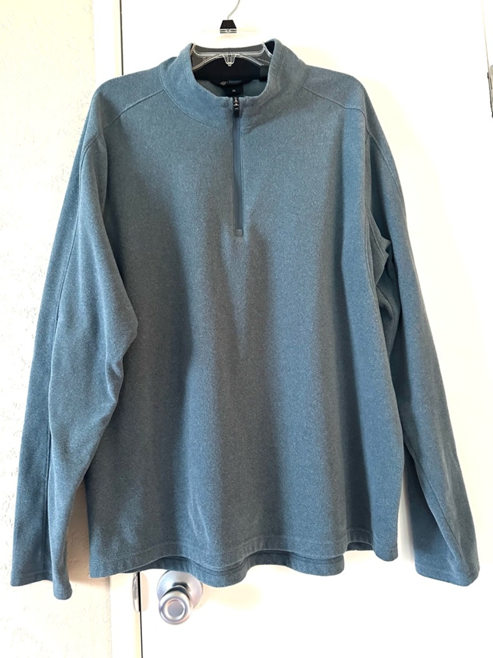 Mondetta Outdoor Project® Pullover - Men’s- XL- Blue/Grey 1/4 Zip Long Sleeves